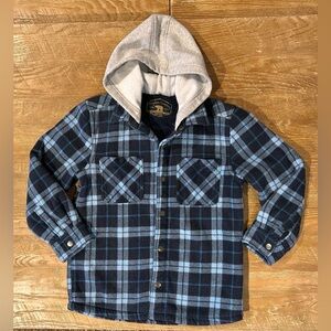 Boys warm button up jacket